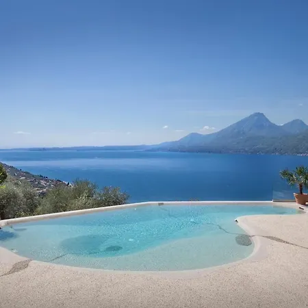 Apartment Divina - Icona Con Piscina E Vista Castelletto Di Brenzone